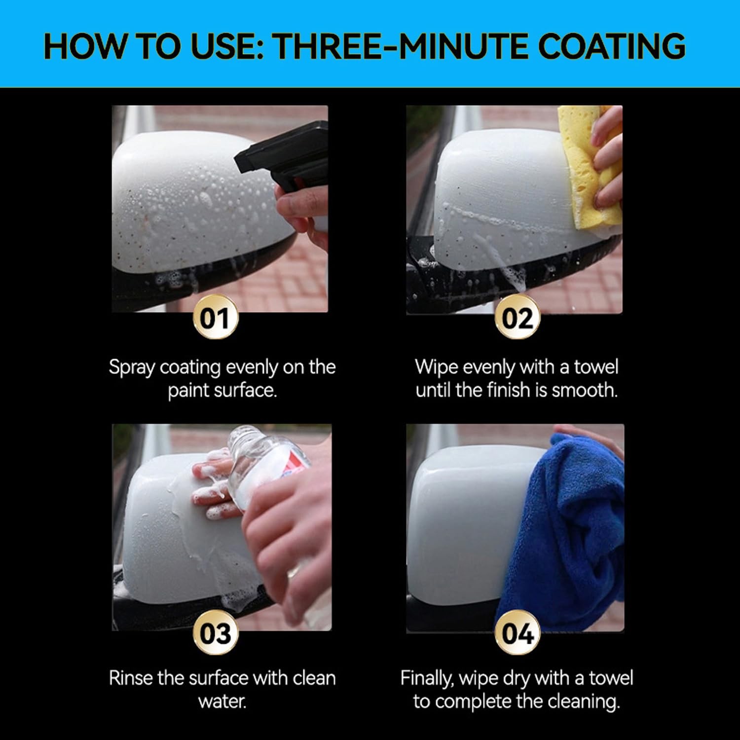 2PCS Nano Quick Coat Restore Coating Spray, 2026 Advanced Nano Quick Effect Coat