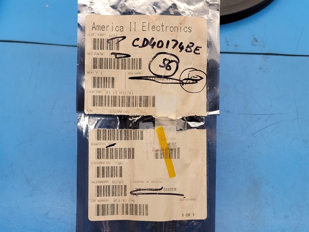 New (67pcs) CD40174BE HARRIS SEMI IC Logic