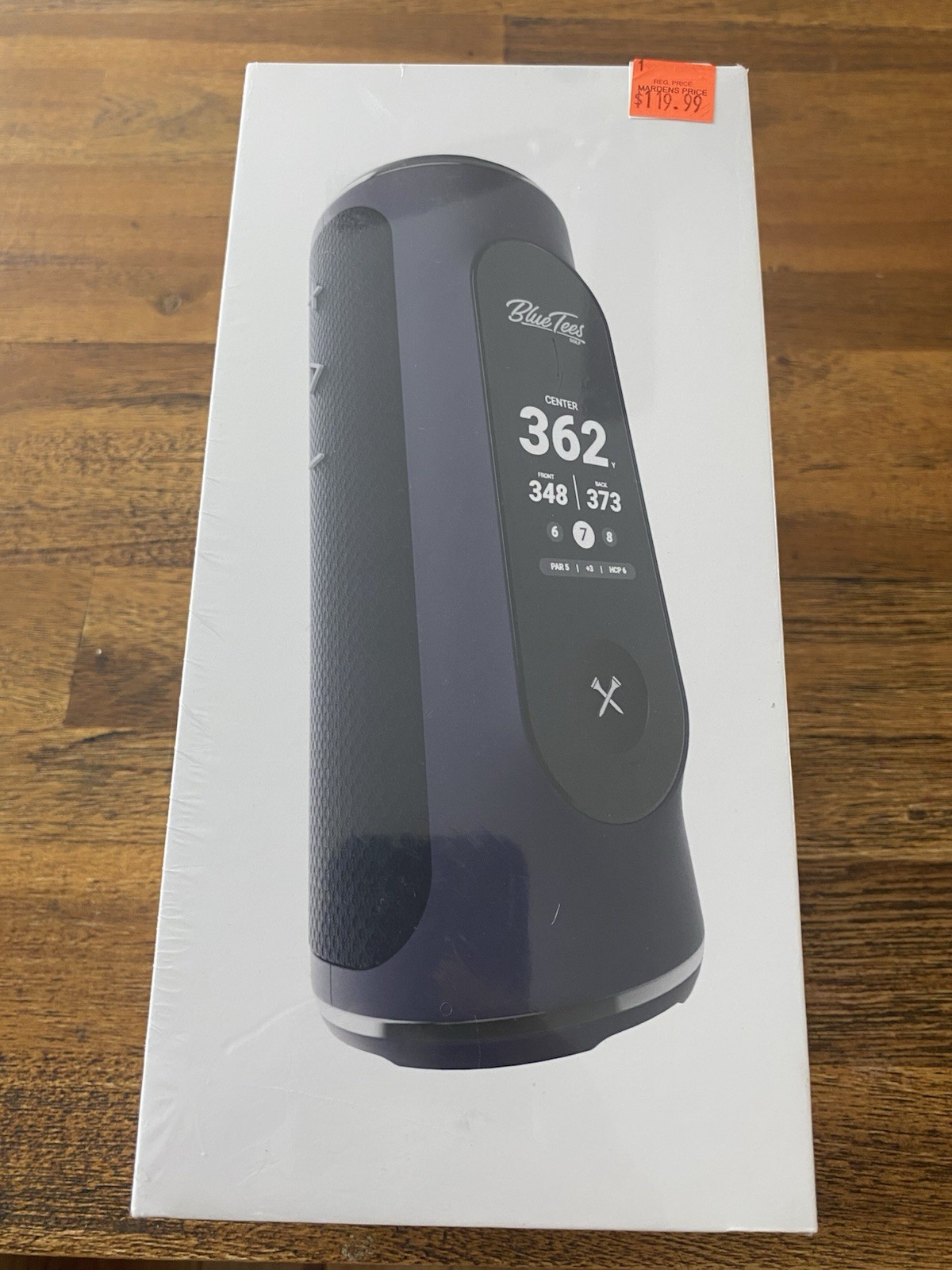 Blue Tees 2023 GPS Golf Player+ Magnetic Wireless Bluetooth Speaker Navy NIB