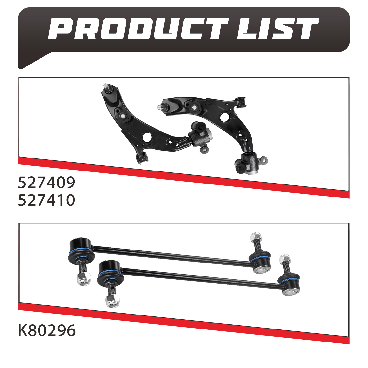 For Mazda Cx-9 2016 2017 2018-2023 Front Lower Control Arm With Sway bar link