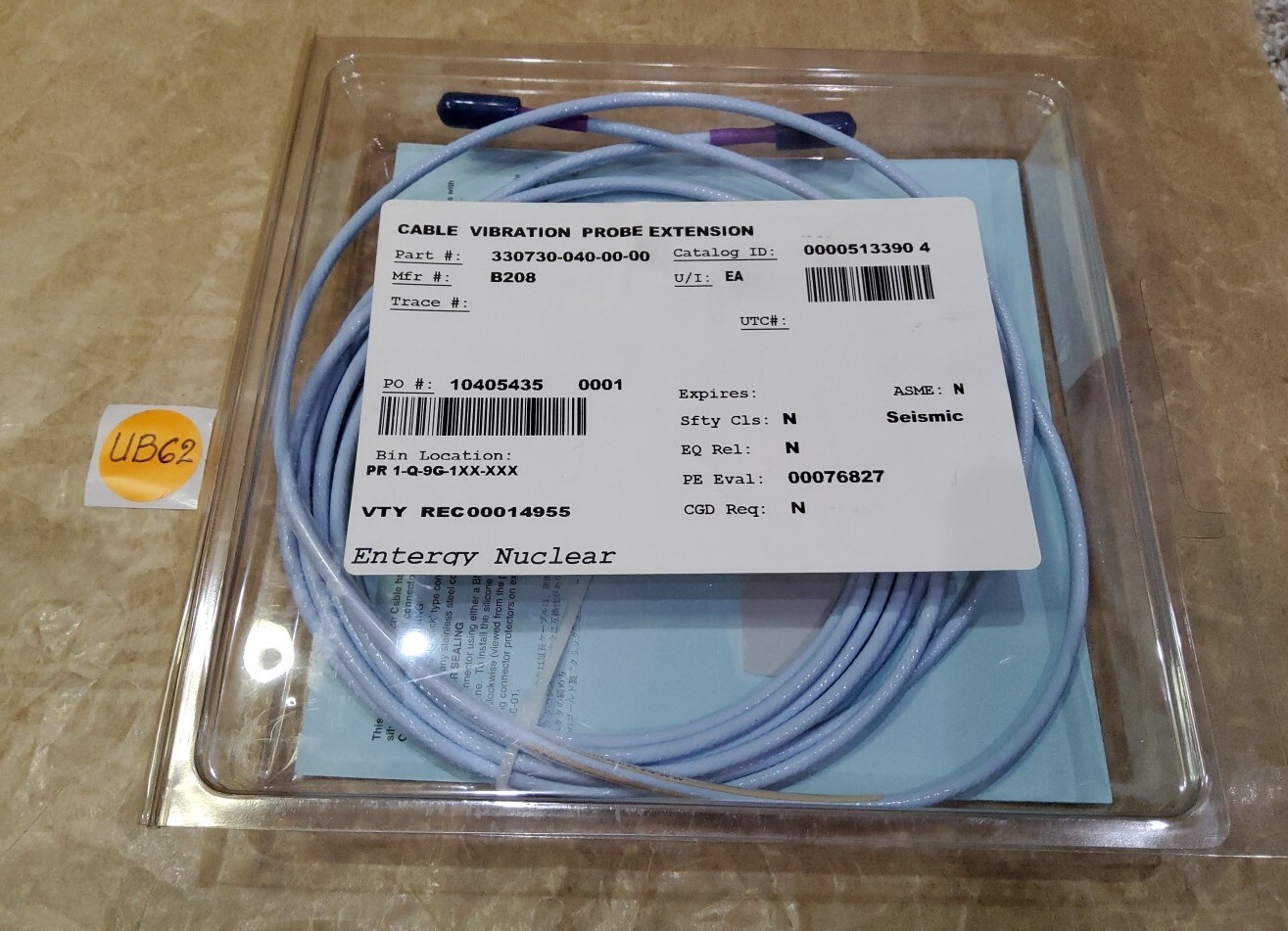 BRENTLY NAVADA  330730-040-00-00  CABLE VIBRATION PROBE EXTENSION