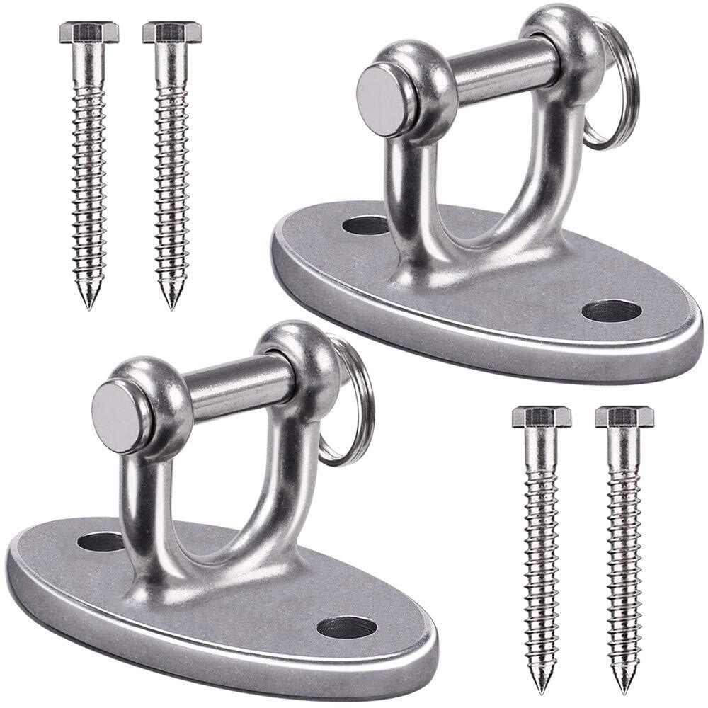 Wall Ceiling Mounts for Suspension Training - Heavy Duty Stainless Steel Brac...