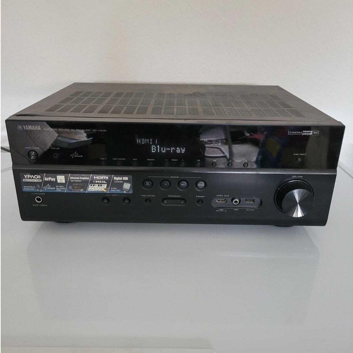 Yamaha RX-V675 Home Theater AV Surround Stereo Receiver w/ remote TESTED