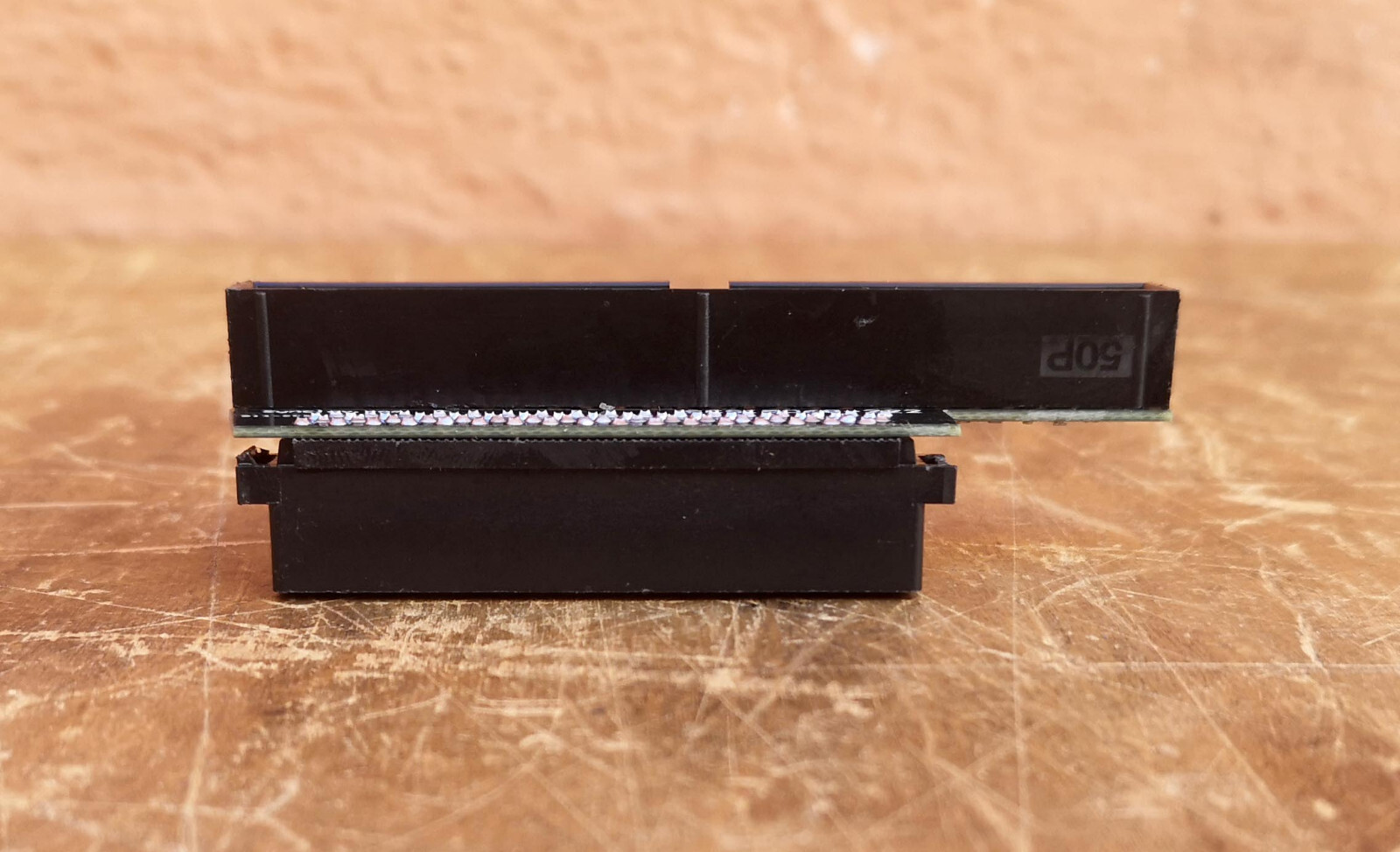 Synclavier 68-pin Mini-Centronics MD68M to 50-pin Male SCSI Winchester Adapter