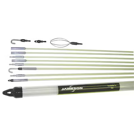 Jameson 7-8-Ik Installer's Glow Rod Kit W/ 35 Ft. Of Fiberglass Fish Rod