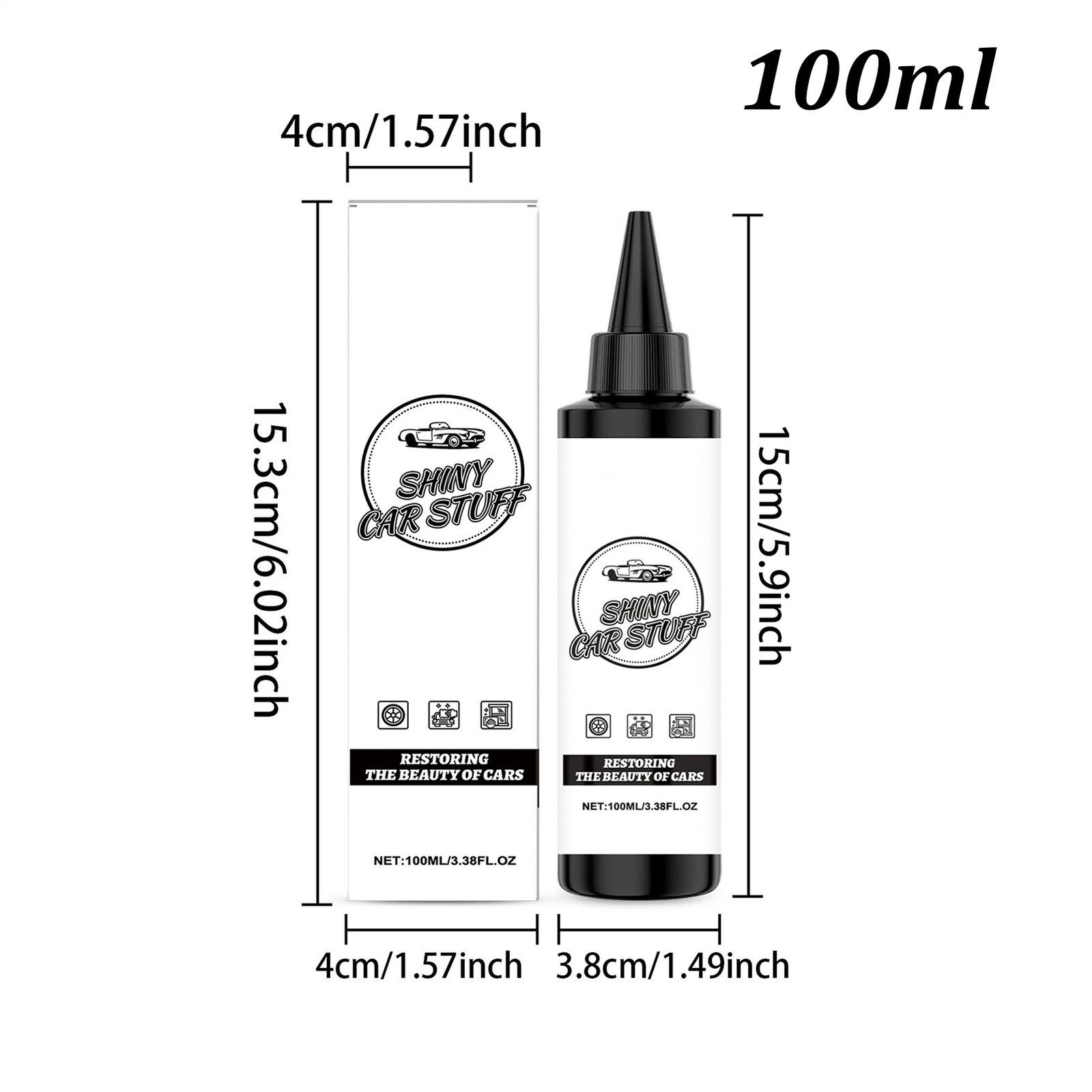 Car Coating Agent Waterproof Coating Spray Polishing Agent Dustproof Care Agent