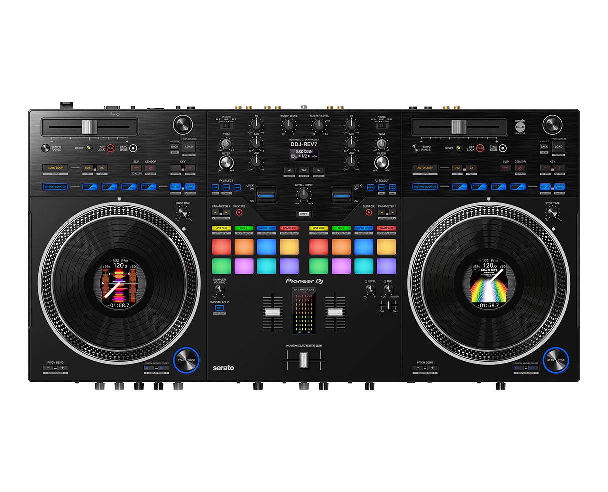 Pioneer DJ DDJ-REV7 2-Ch Battle/Scratch DJ Controller w/Serato DJ Pro Software