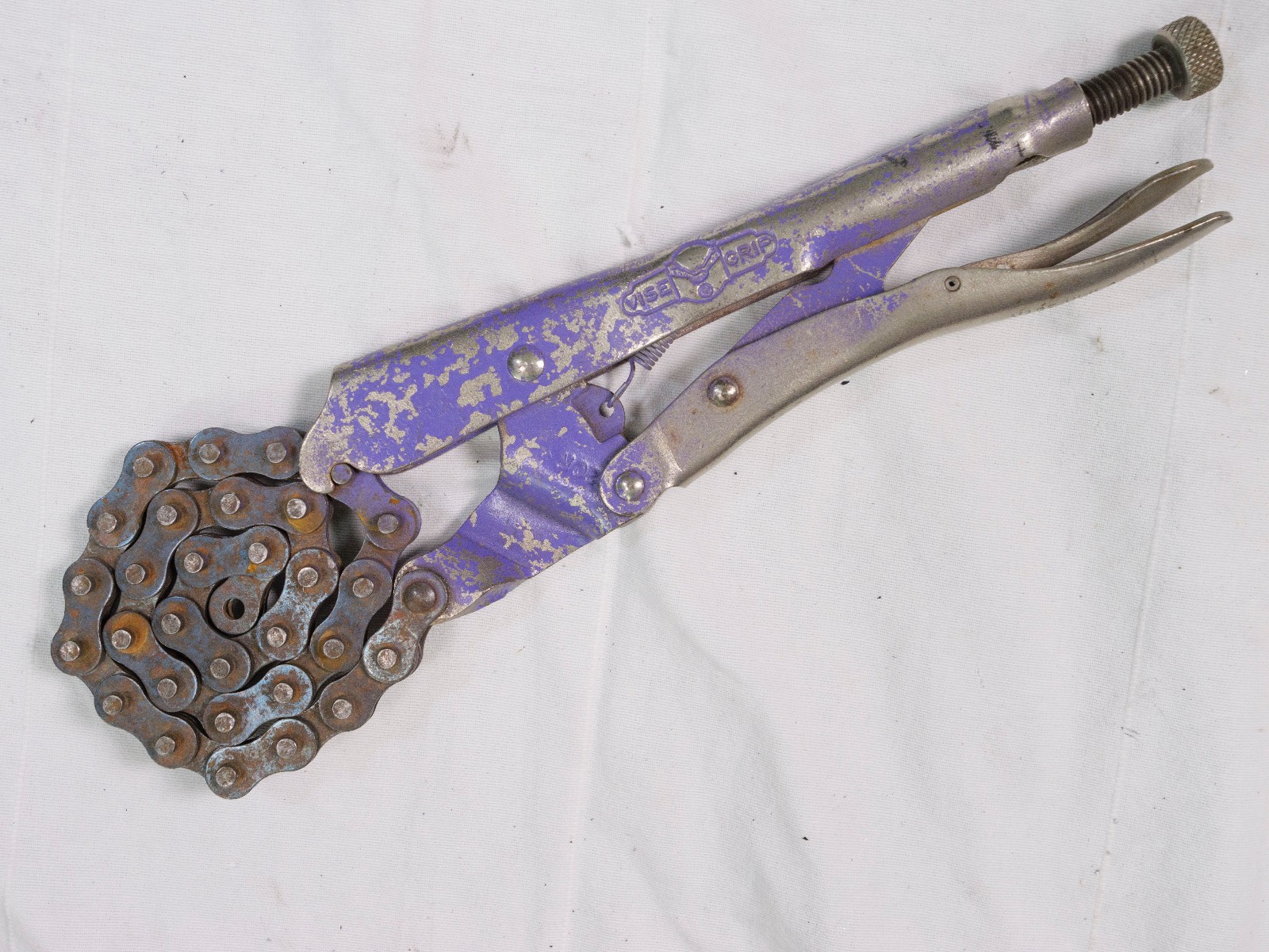 Well used Matthews Chain Vice Grip with Lighting / Grip Setup, NO POSTS
