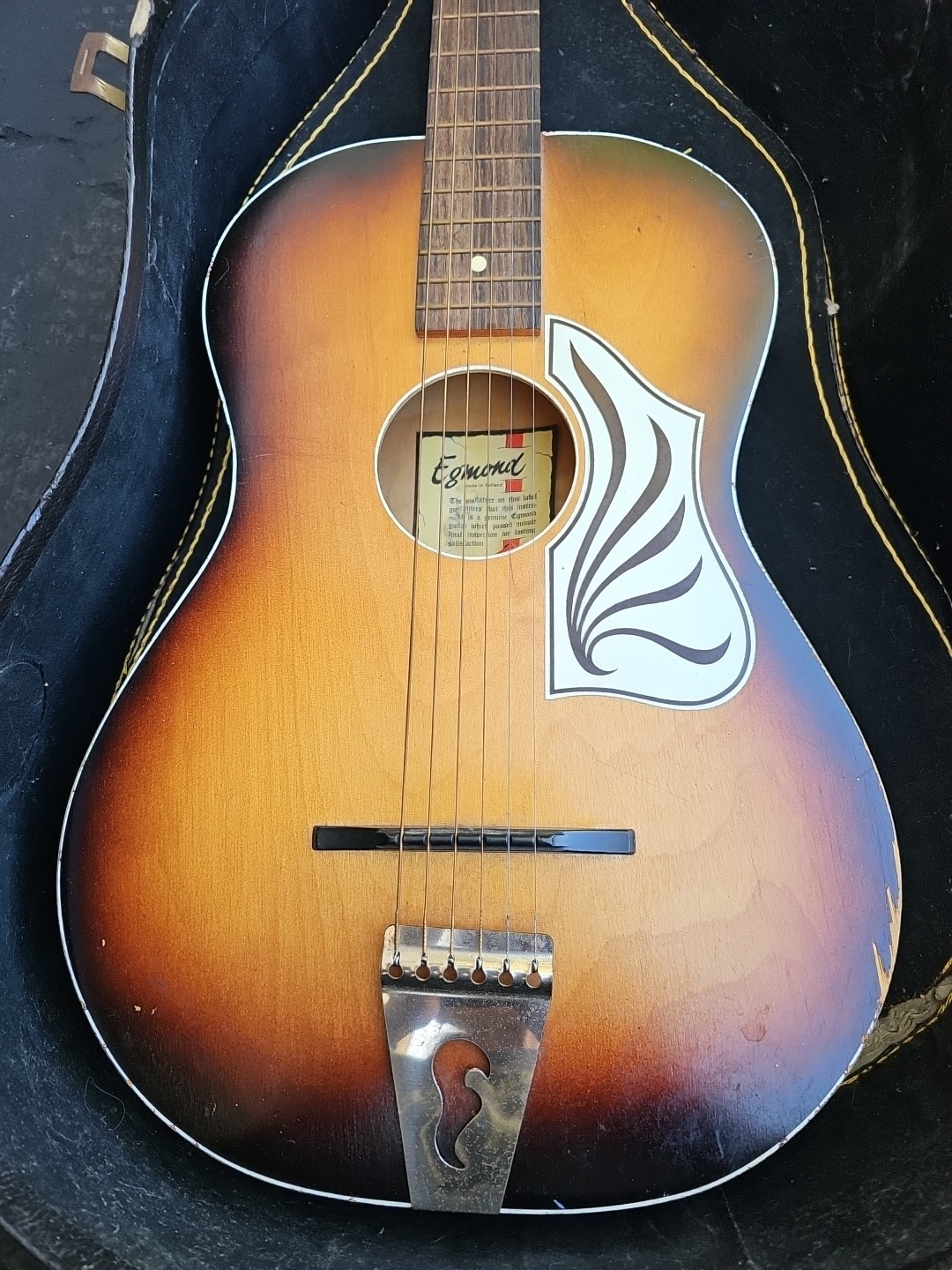 egmond guitar With Case. Used