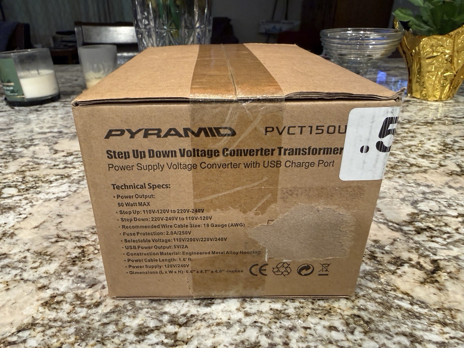 Pyramid Step Up Down Voltage Conversion Transformer Pvct150U