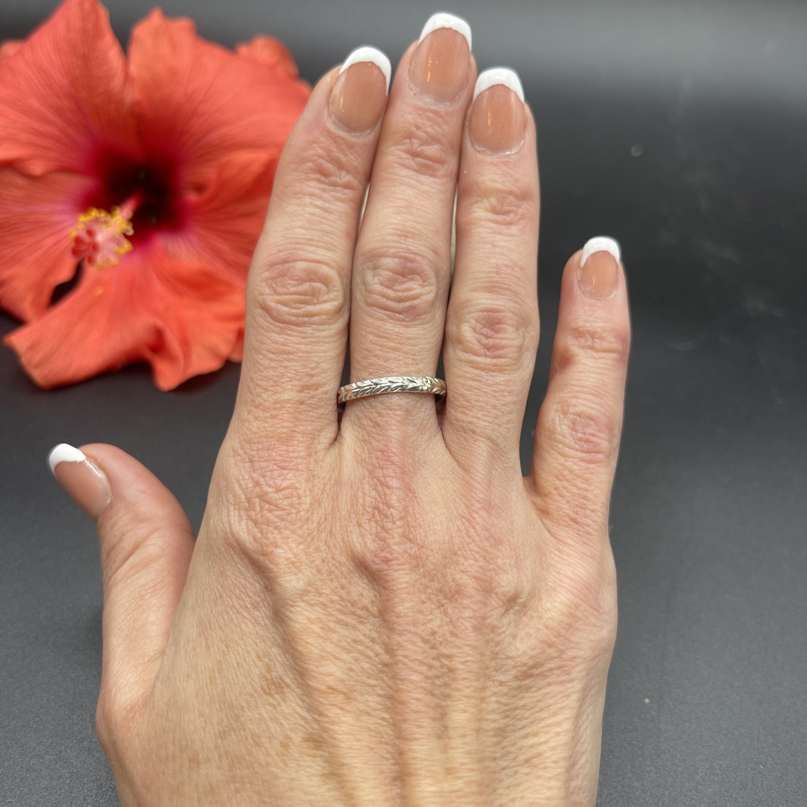 Stunning Unique Handmade 925 Sterling Silver Stackable Band Ring #B104