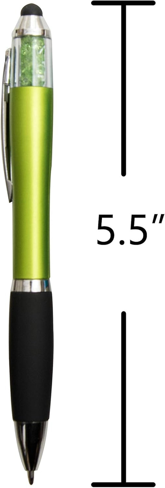 Touch Screen Stylus Pen Set for iPad and Tablets, Medium Point Black Ink