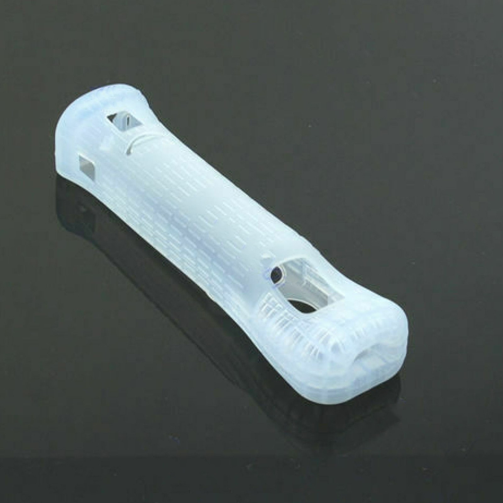 White Silicone Case Cover For Nintendo Wii Remote Controller With Motion Plus E