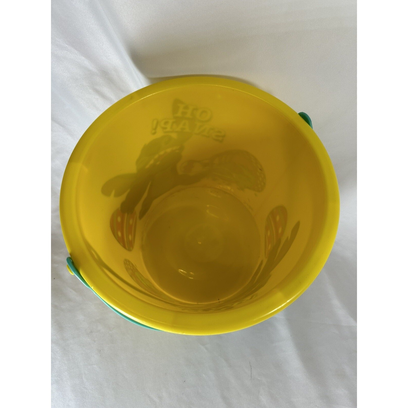 Disney Stitch with Chocolate Yellow Plastic Easter Bucket Bunny