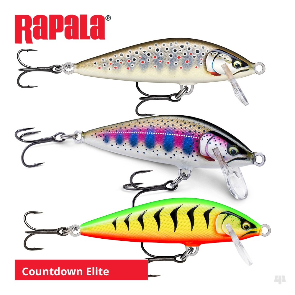 Rapala Countdown Elite Lures - Pike Perch Chub Salmon Sea Trout Fishing Tackle