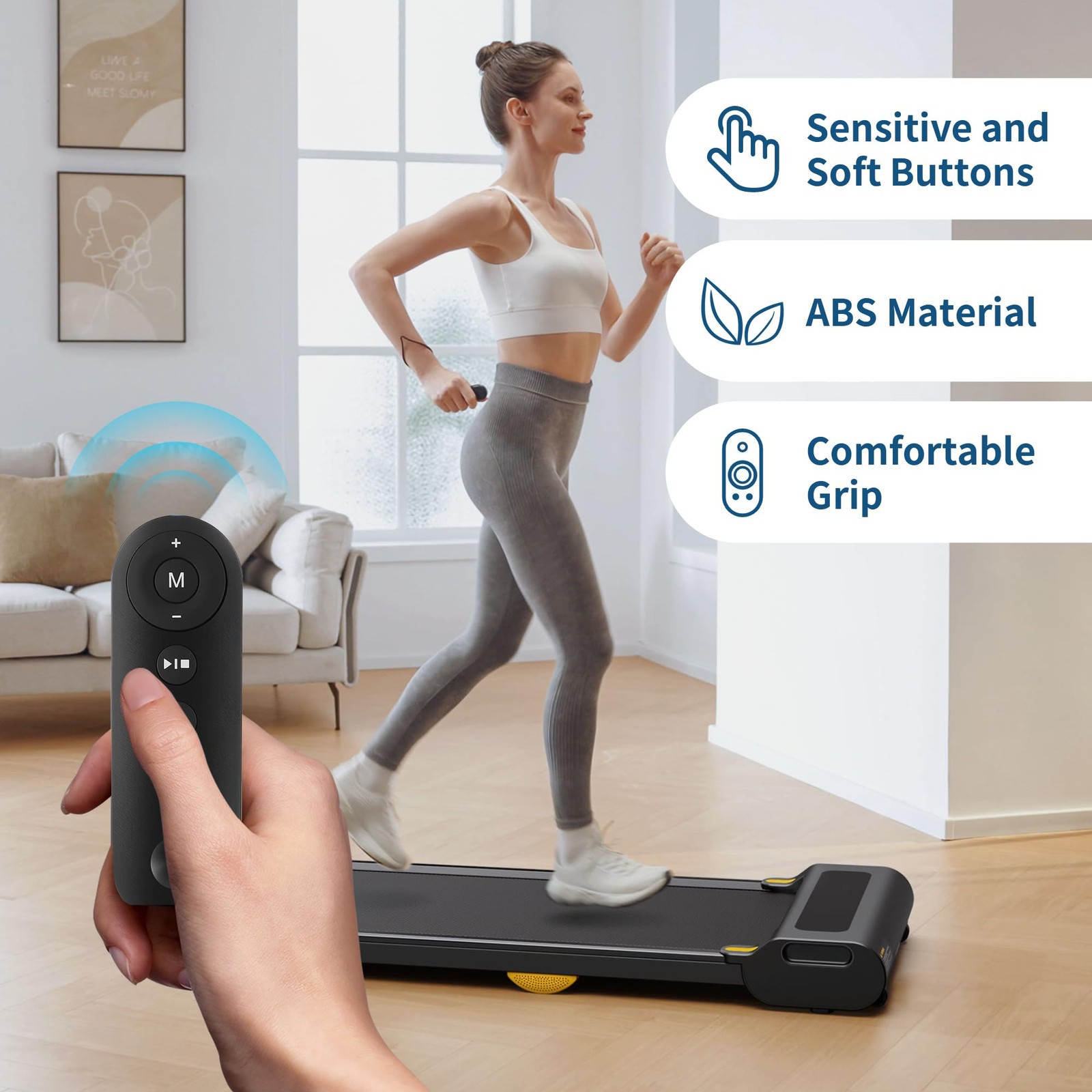 Replacement Walking Pad Remote Control Compatible with Lichico AD-4000 Plus, ...