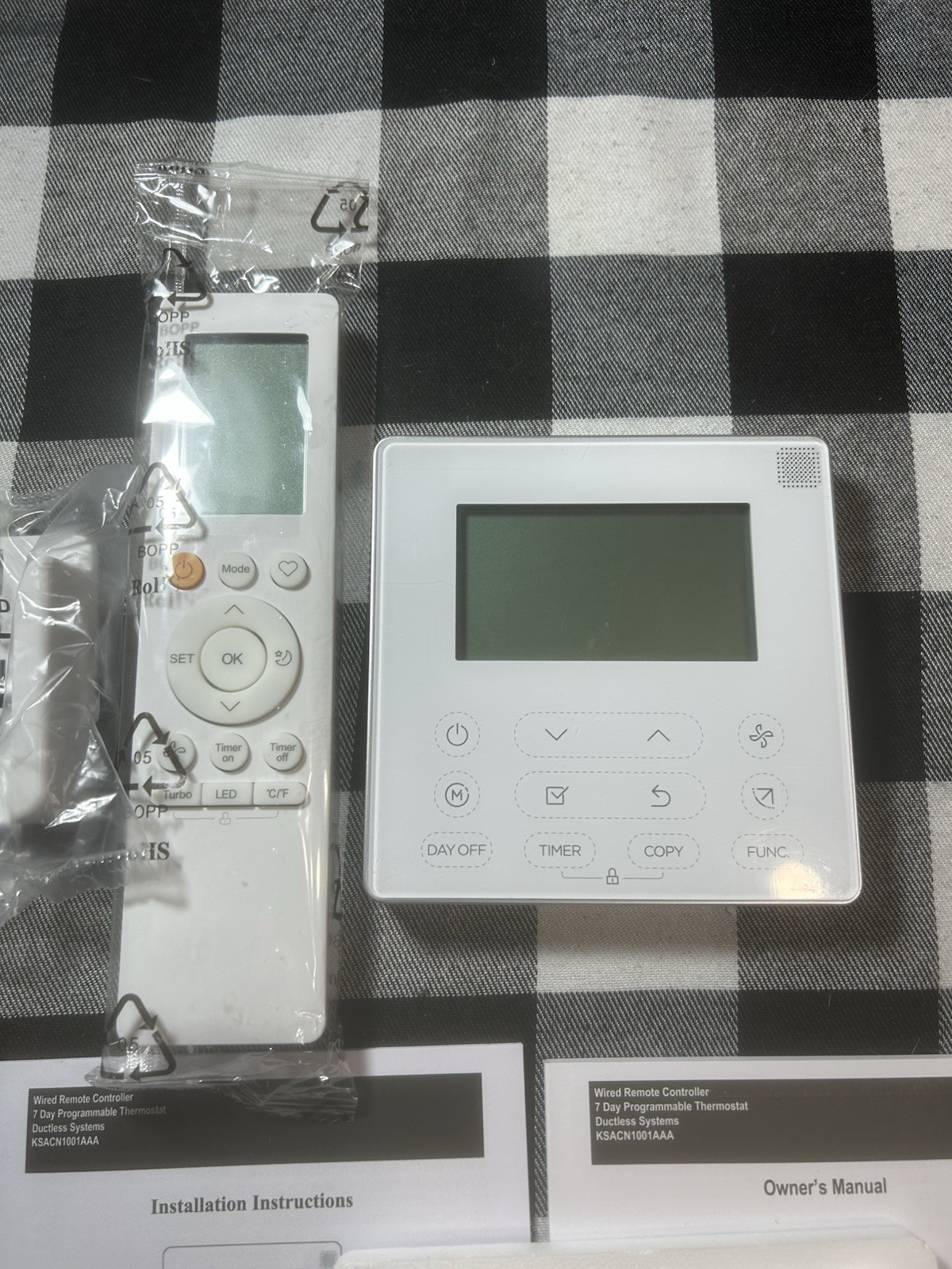 Carrier KSACN1001AAA Wired Remote Controller for Ductless Systems New