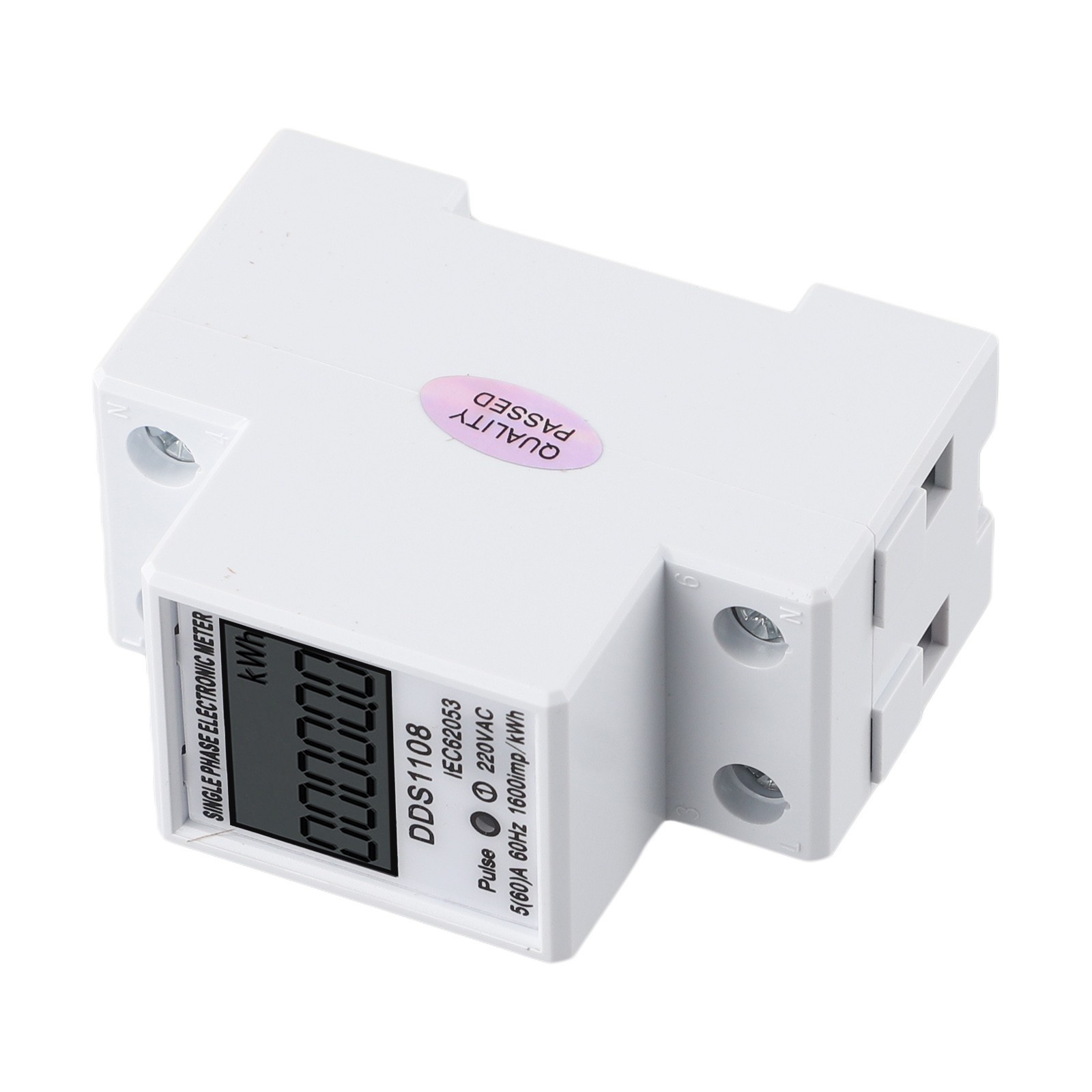 Functional Energy Meter Single-phase Plastic Easy To Install Efficient