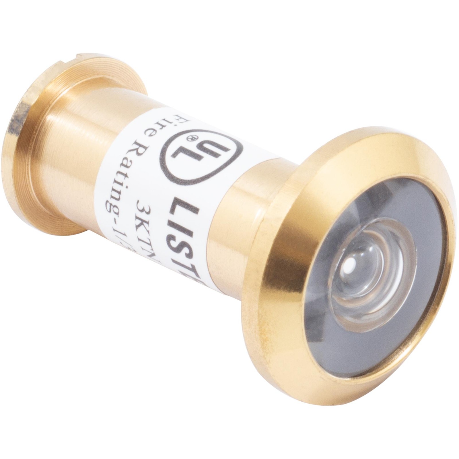 UL-Rated Door Viewer, 180 Degrees, 1/2" Bore Hole, Adjusts from 1-3/8" to 2-1/8"