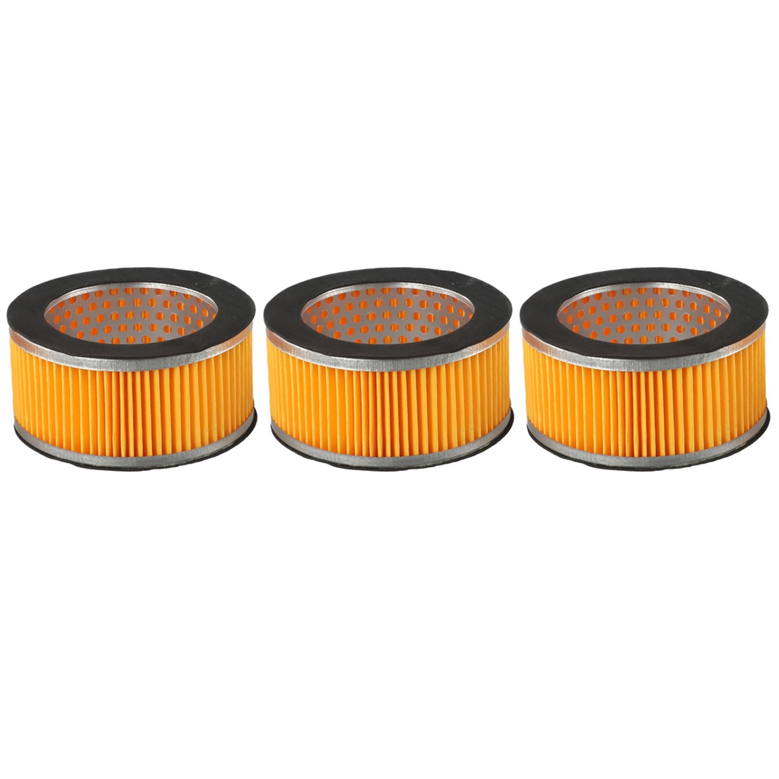 Yellow Cylinder Shape Air Compressor Element Filters Assembly Set Replacement