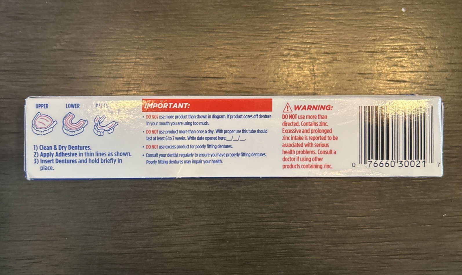 Fixodent Plus Gum Care Secure Denture Adhesive 2.0oz