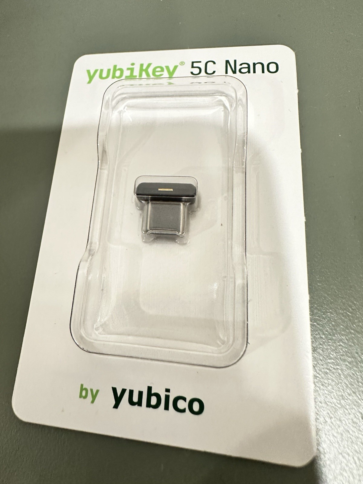 Yubico YubiKey 5C Nano Two Factor Authentication USB Security Key