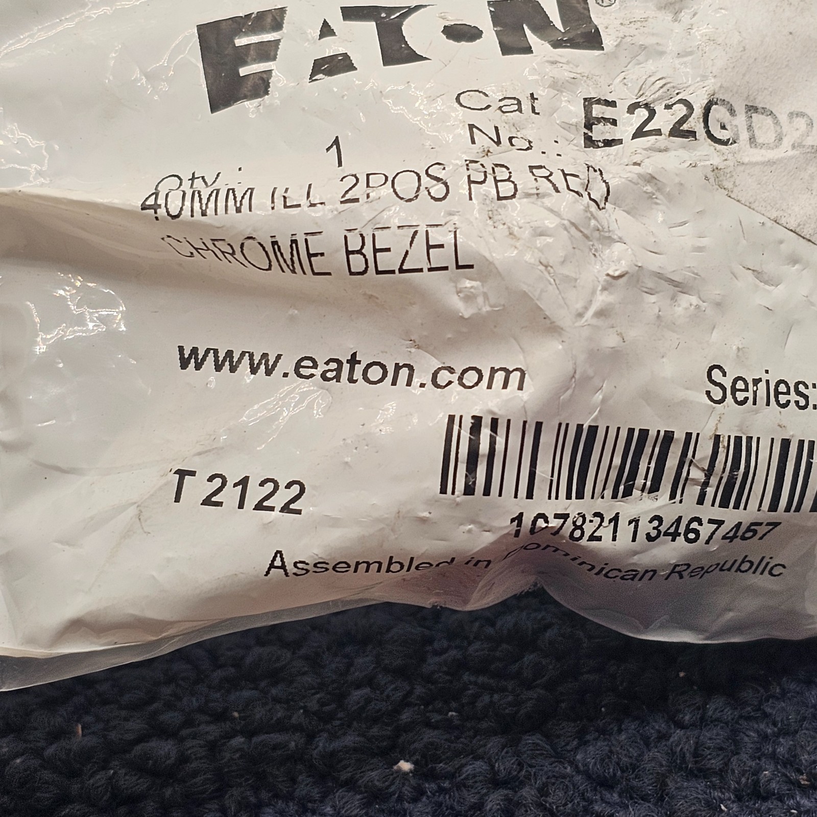 Eaton E22GD2: Cutler Hammer Switch Actuator
