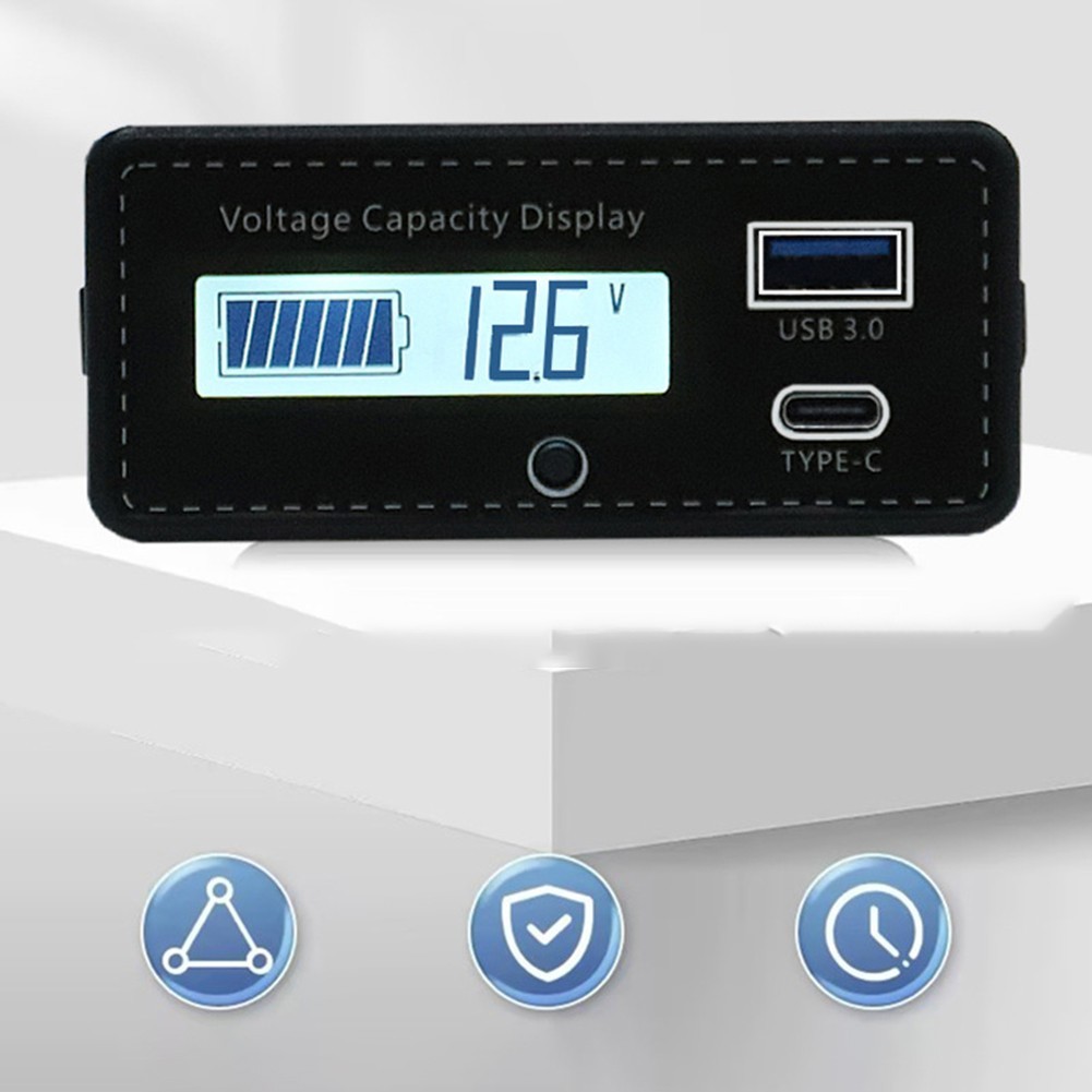 Battery Indicator Voltmeter 8 to 30V with and for Electronic DIY