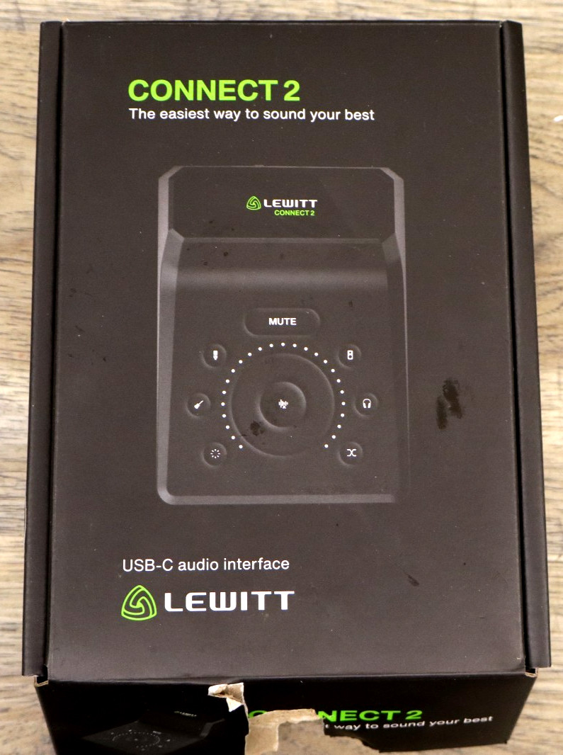 Lewitt Audio CONNECT 2 USB-C Audio Interface for Production Podcasts Streaming