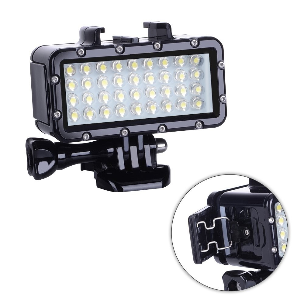 High Power Waterproof LED Diving Light - Dimmable Underwater Video Fill Light fo