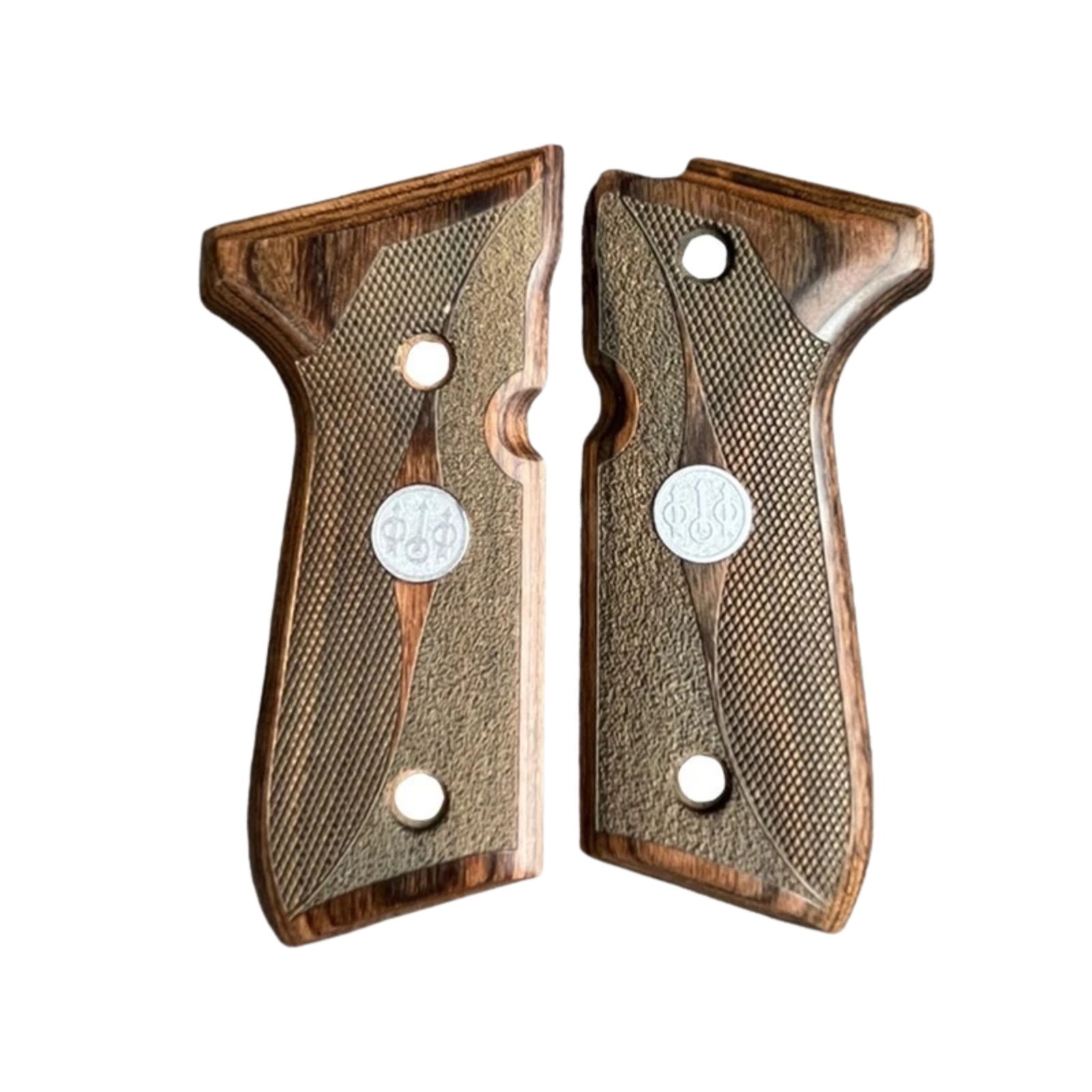 Beretta 92 96 FS Tactical Wood Pistol Grips w/ Screws EDC Combat Upgrade