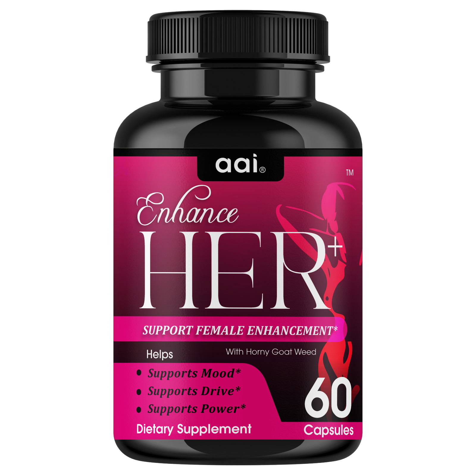 Female Arousal Pills Libido Booster for Women Enhancement Stamina Energy 60 Caps