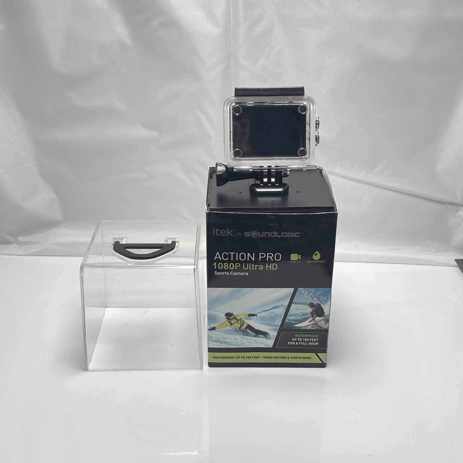Sports Camera & Waterproof Case Itek By Soundlogic 1080P Ultra HD Action Pro