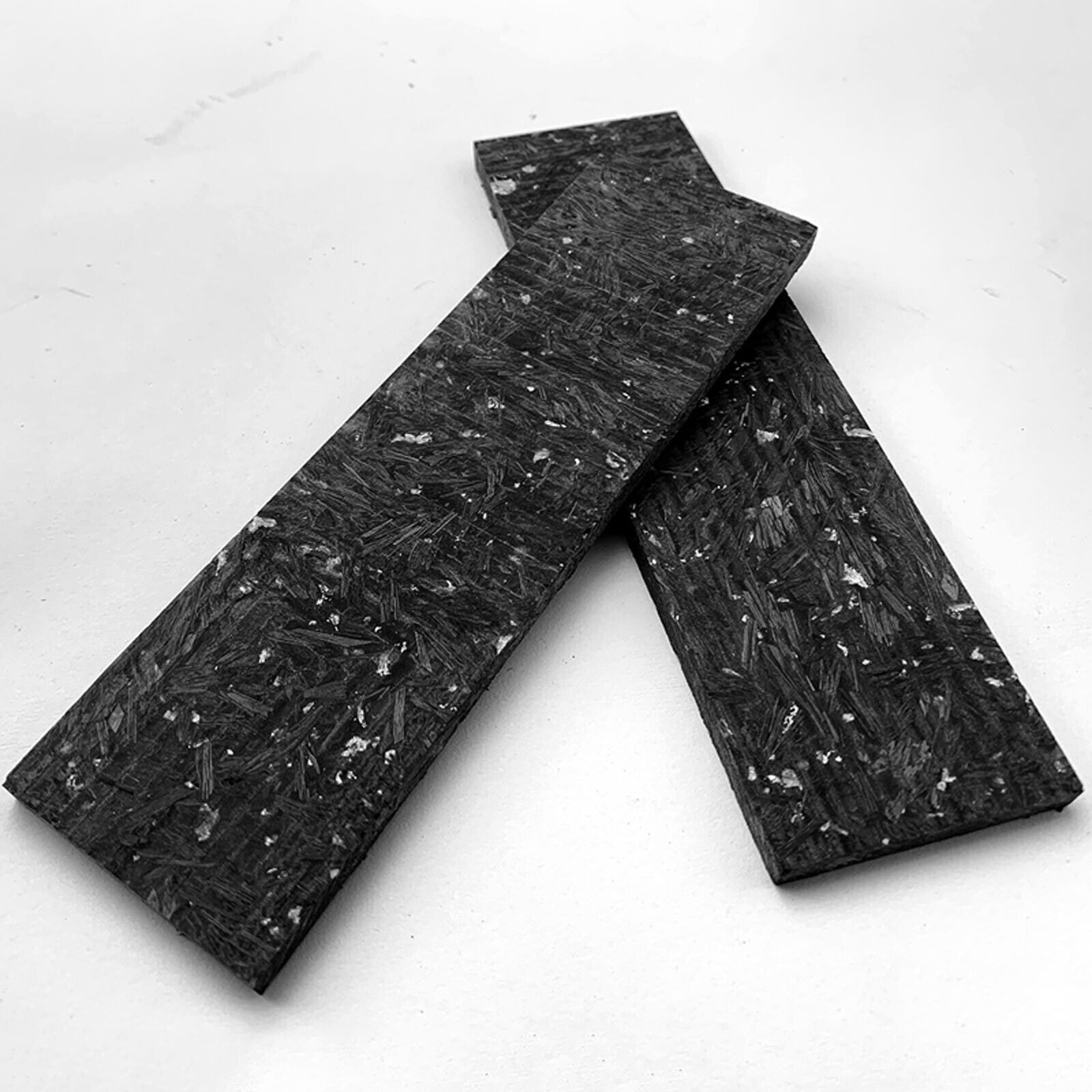 Marble Carbon Fiber CF& Silver Powder DIY Knife Handle Material Patch Tool Blank