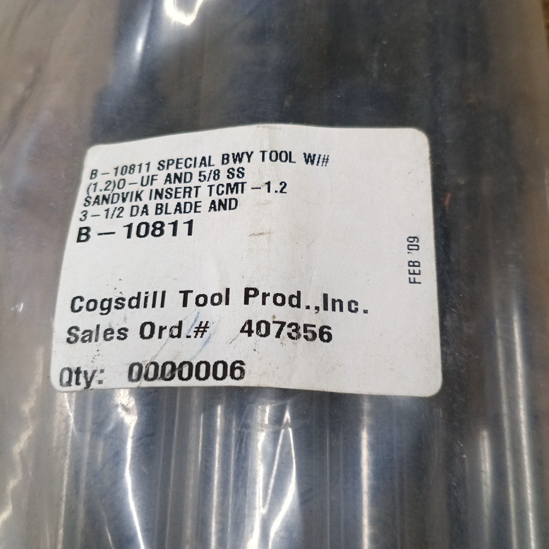 Cogsdill Burraway b-10811 EX-1771-900-208