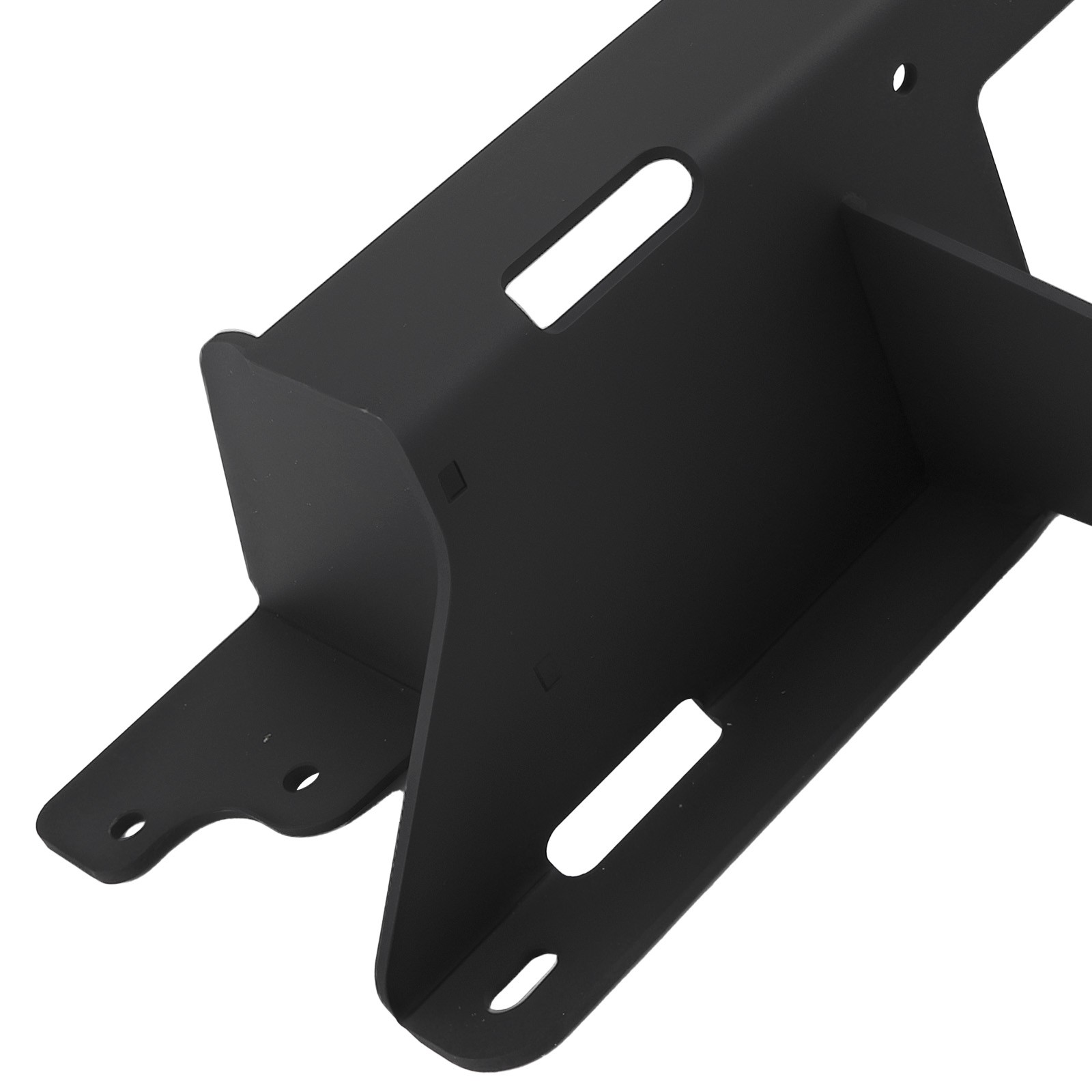 Black Winch Mounting Plate for GMC Sierra 1500 Silverado 1999-2007