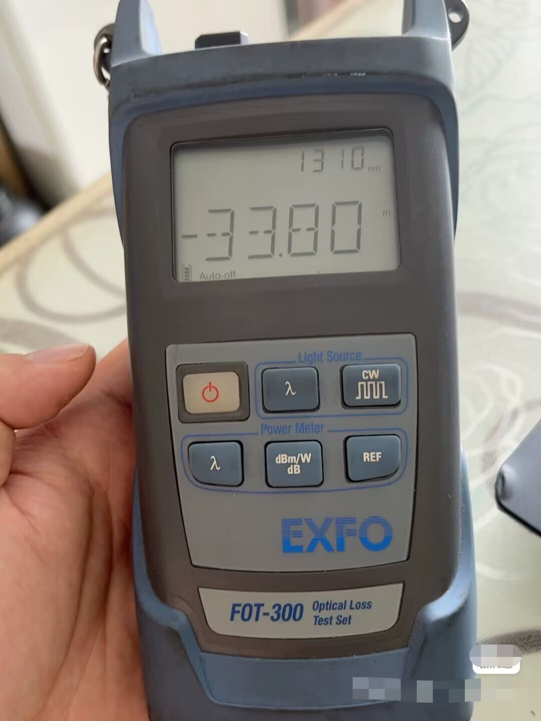 /EXFO FOT -300 OPTICAL LOSS TEST SET FOT300