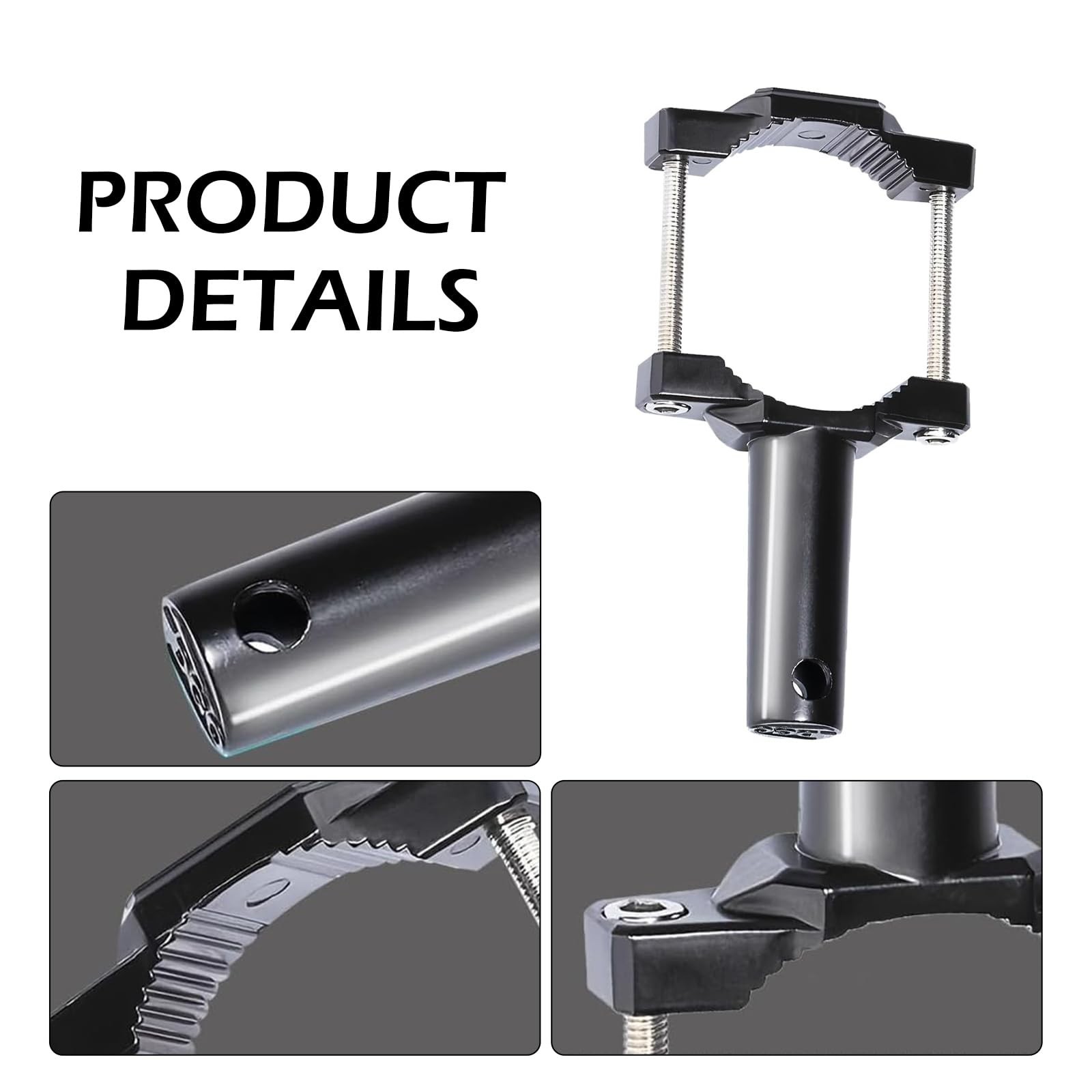 2 PCS Motorcycle Spotlight Mount Brackets, Front Aux Light Fork Mounts, Shock...