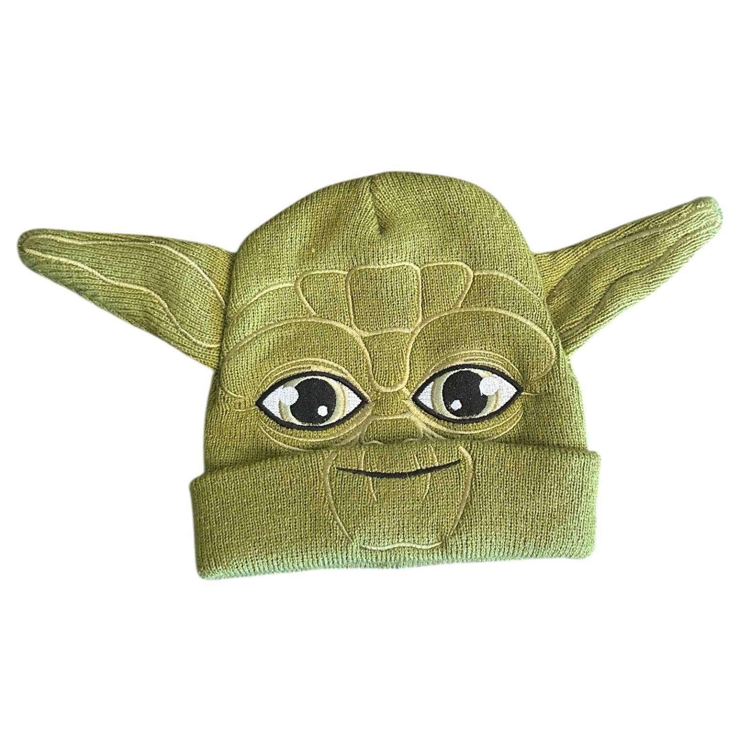 Star Wars Yoda Knit Beanie Hat Youth Size  S/M