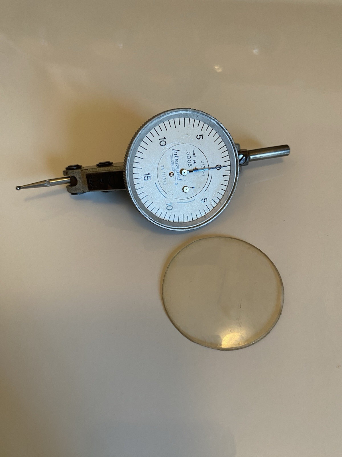 Interapid 312B-1 Dial Test Indicator .0005" Grad, 0-15-0 Range