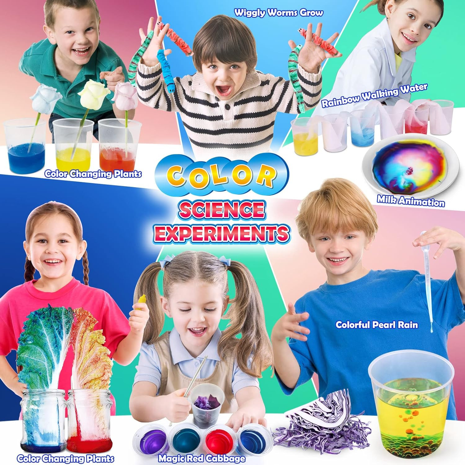 30+ Experiments Science Kits for Kids, S.T.E.M Educational Project Activities To