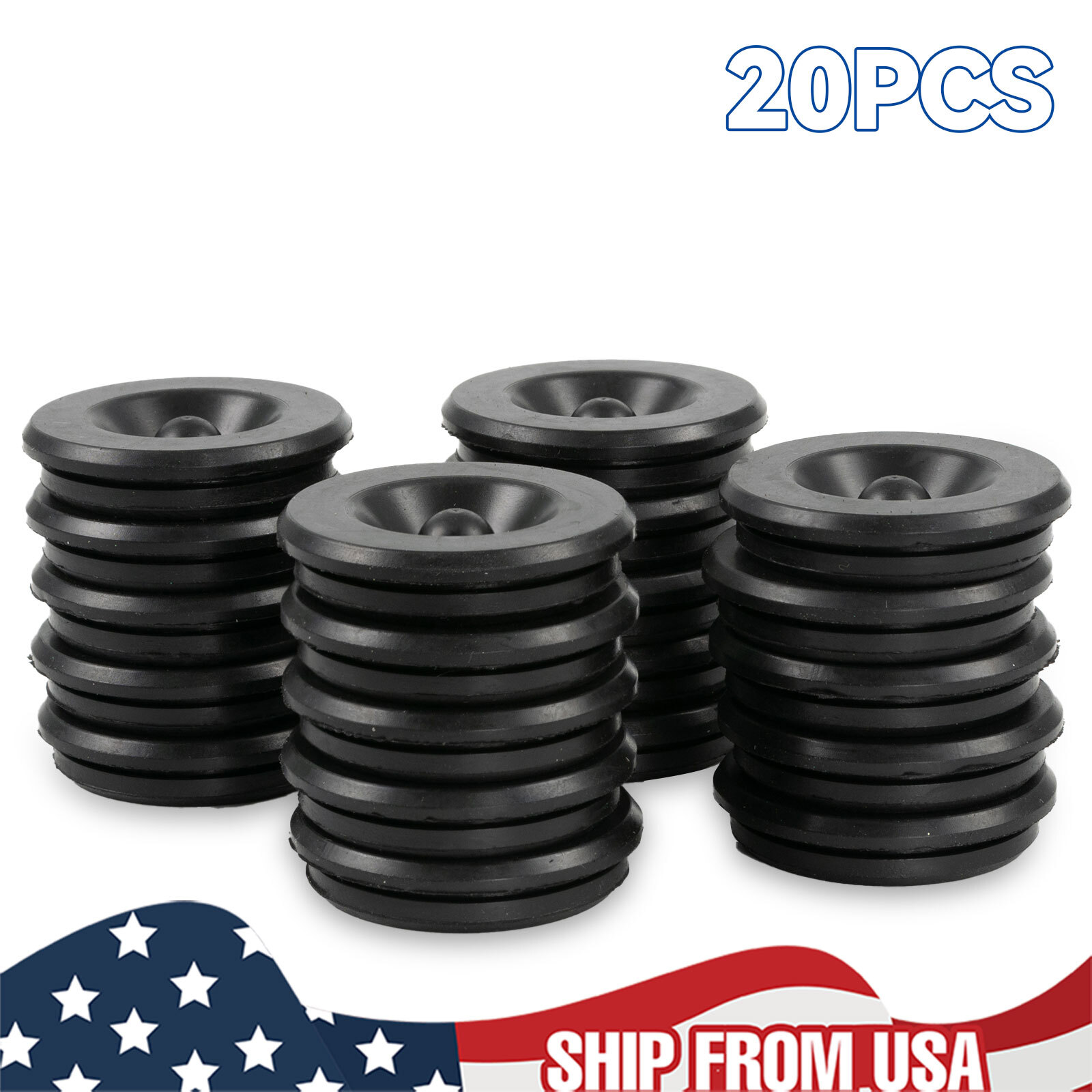 20x Axle Hub Dexter EZ Lube TYPE Trailer Camper RV Rubber Grease Plug Dust Cap⭐