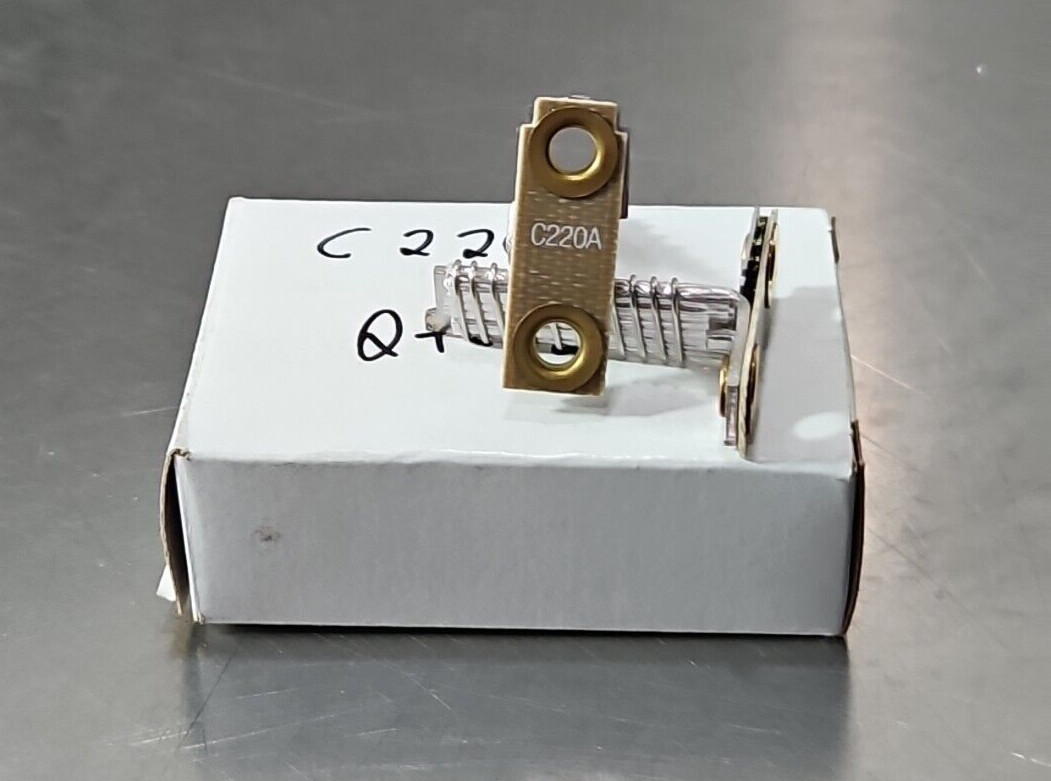 General Electric 123C220A Overload Relay Heater Element. Lot of 2.       Loc4D30