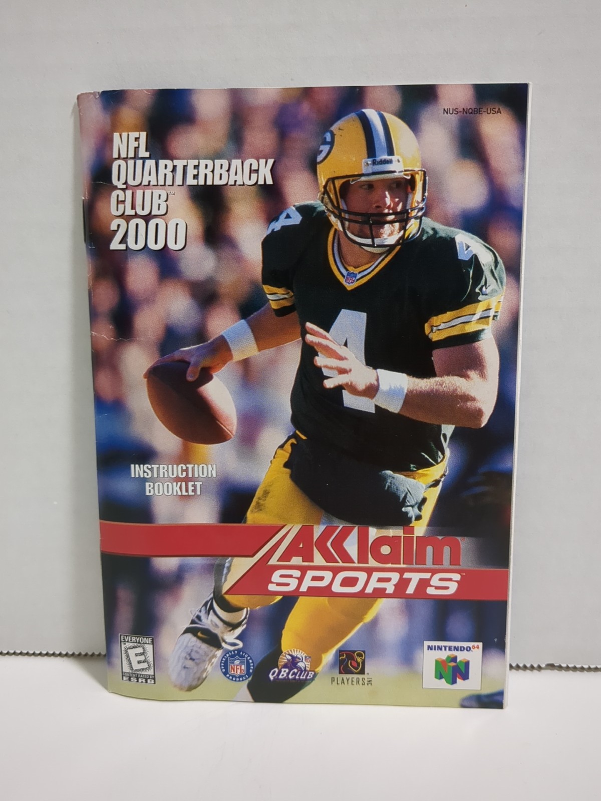 NFL QBC 2000 Manual, (Nintendo 64), Manual Only