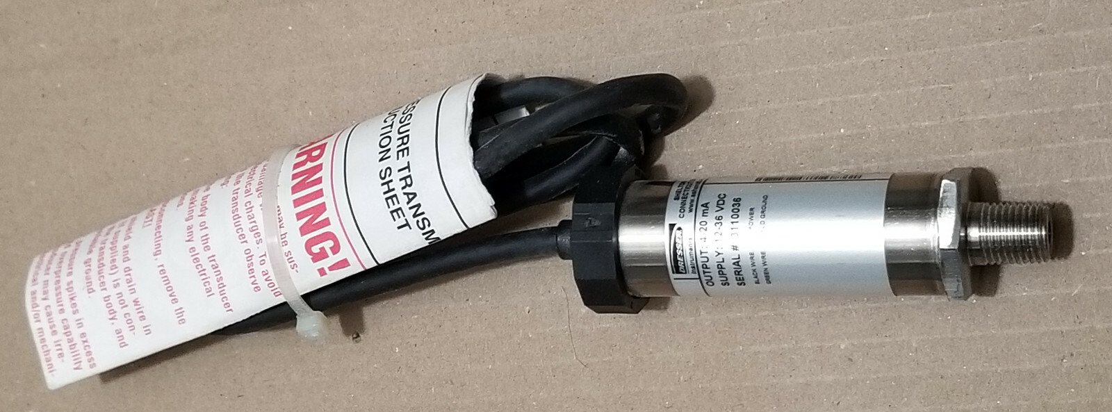 NEW ASHCROFT Transmitter Model# A2SDM0242F21000#G Range 1000 Psi Accuracy 0.25%