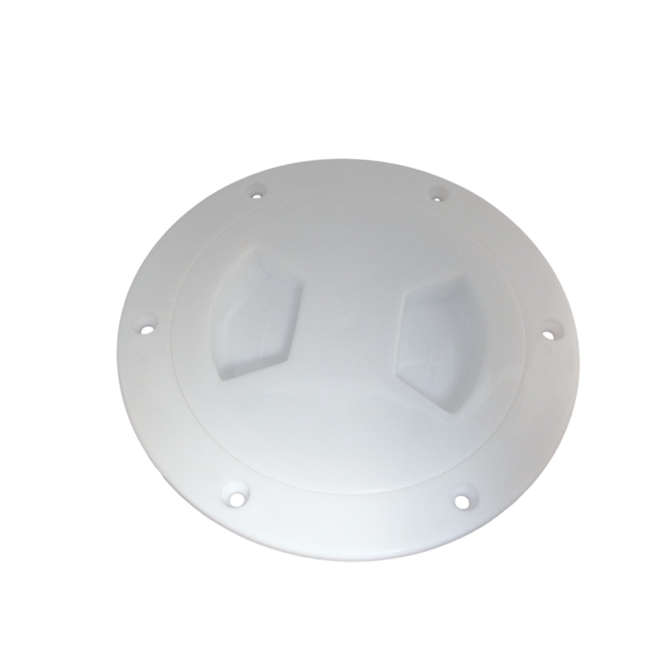 MARINE BOAT KAYAK WHITE PLASTIC DECK PLATE 4"D WATERPROOF INSPECTION BAYONET