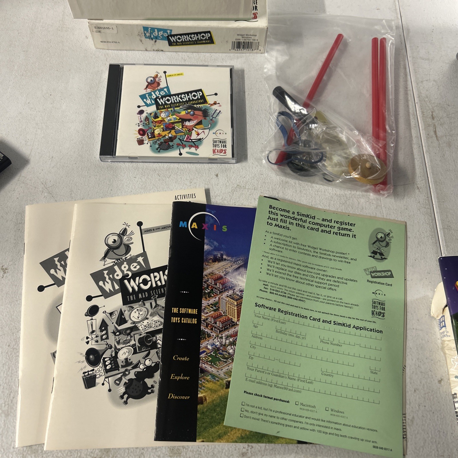 Widget Workshop The Mad Scientist Laboratory Macintosh/ Windows For Kids