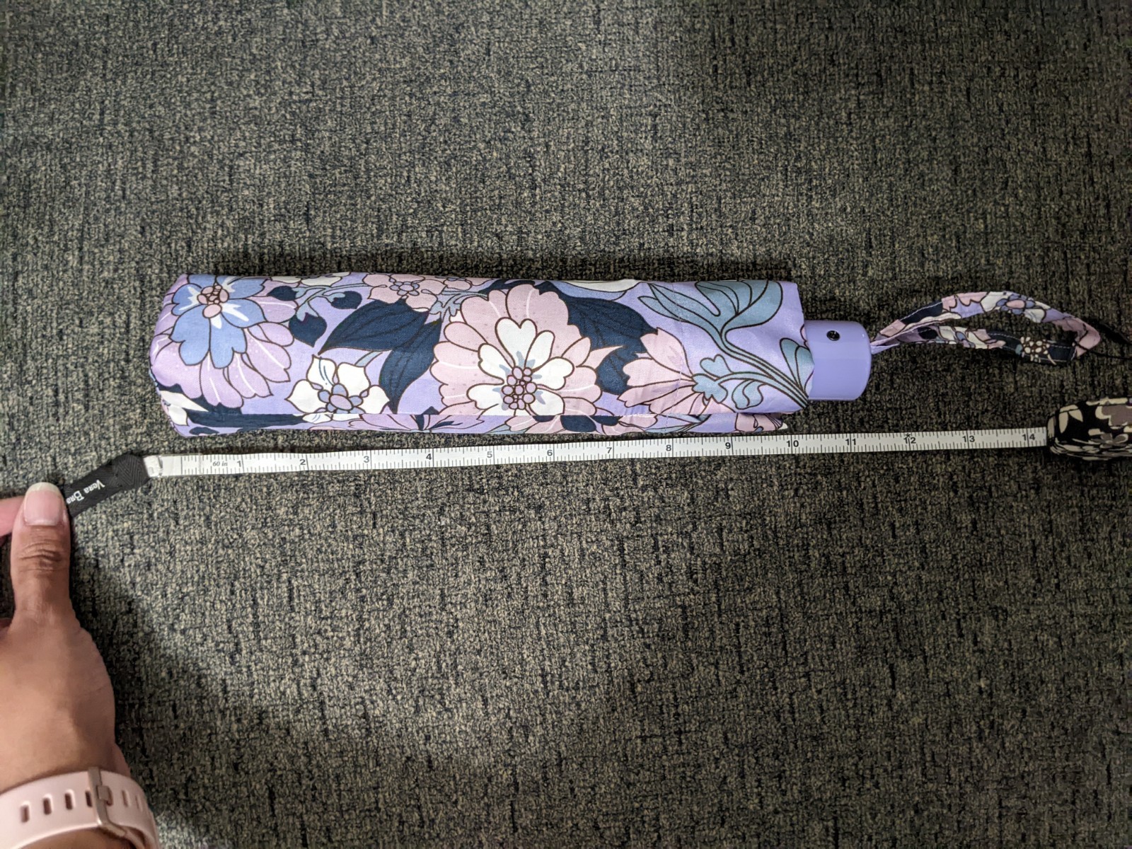 Vera Bradley Umbrella Aloha Blooms Lavender