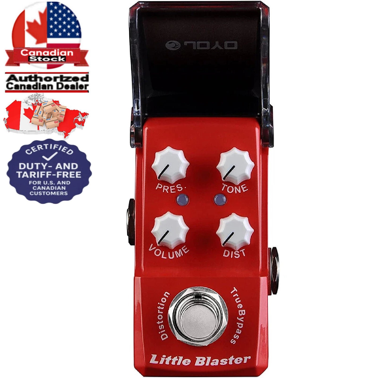 JOYO JF-303 Little Blaster Distortion Ironman Mini Guitar Effects Pedal  CA