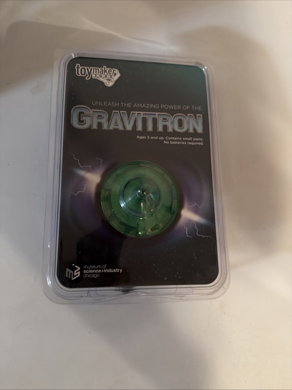 Toymaker 3000 Museum of Science and Industry Green Gravitron Toy